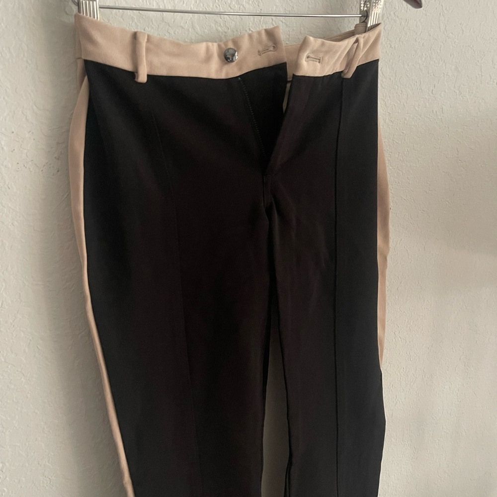 Pink Tartan Black and Cream Pants
